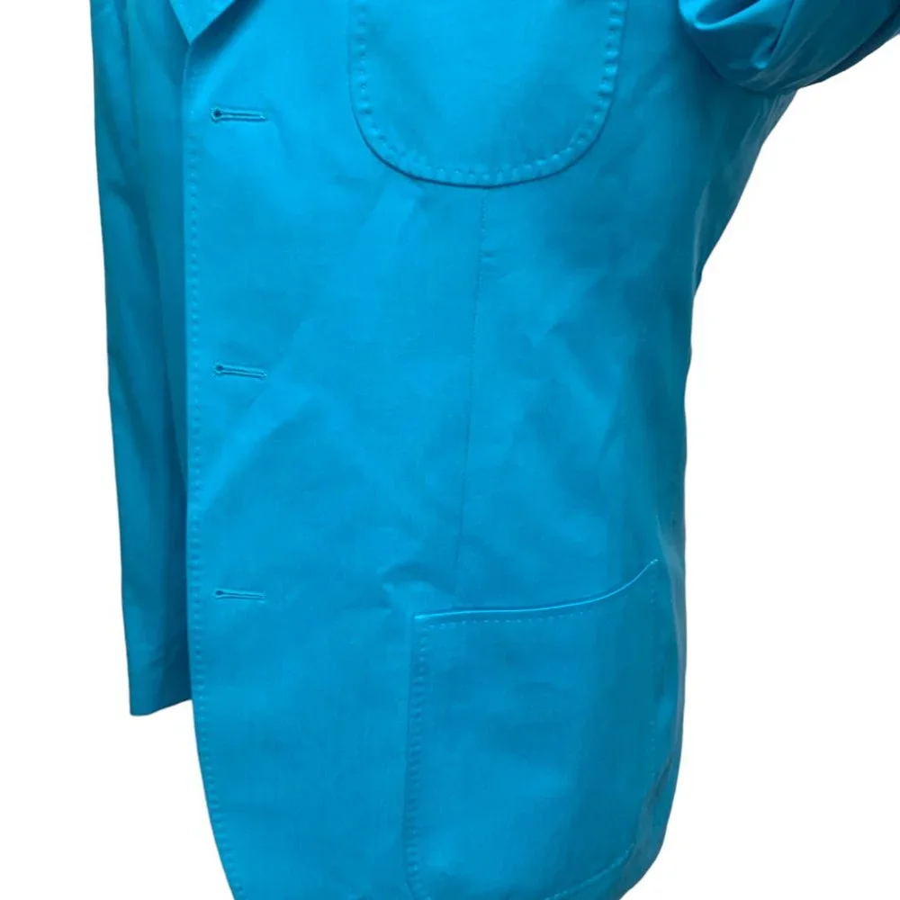 KENYON RIDGE Indelible Impressions Silk‎ Cotton Blend Single Breasted Blazer